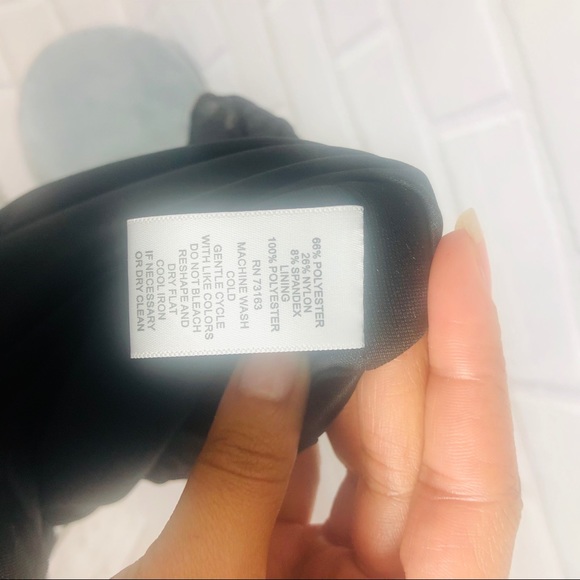 Cupio crushed velvet long sleeve faux wrap dress - Picture 6 of 8